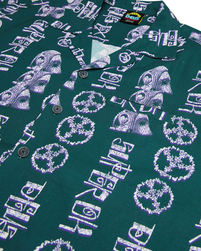 Effigy Shirt - Deep Green, view 6|Flatlay
