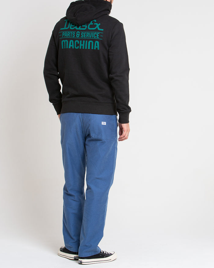 Egg & Beans Zip Hoodie - Black, view 2|Model