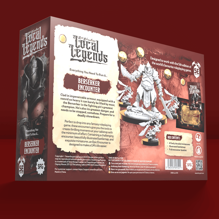 Epic Encounters: Local Legends - Berserker - Steamforged Games