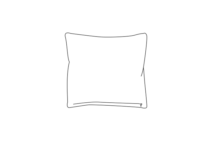 [Square Throw Pillow Cover | Oat Upcycled Poly | Standard]