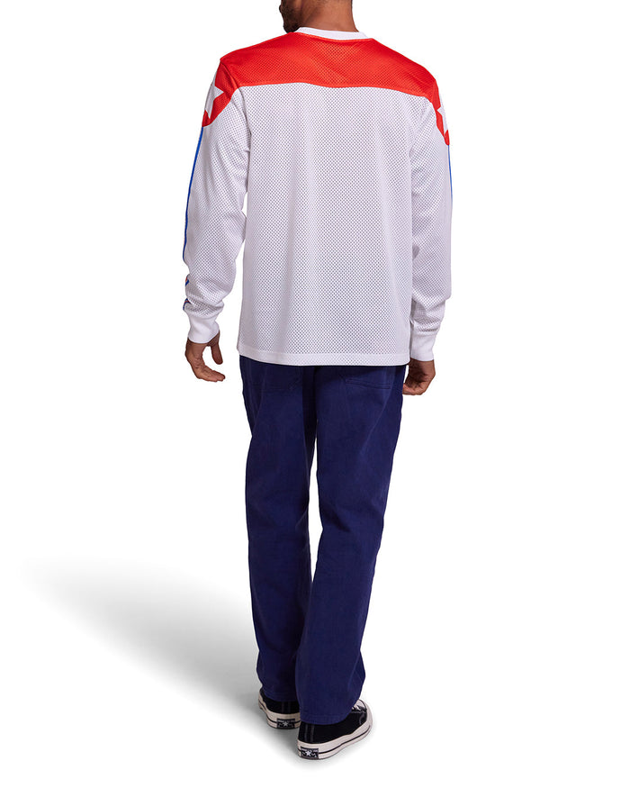 Fantasma Moto Jersey - White Combo, view 2|Model