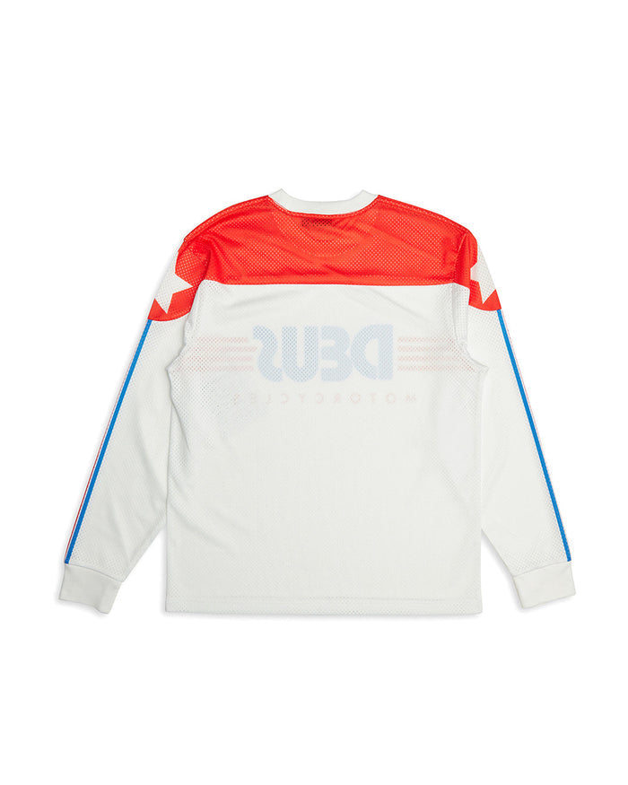 Fantasma Moto Jersey - White Combo, view 6|Flatlay