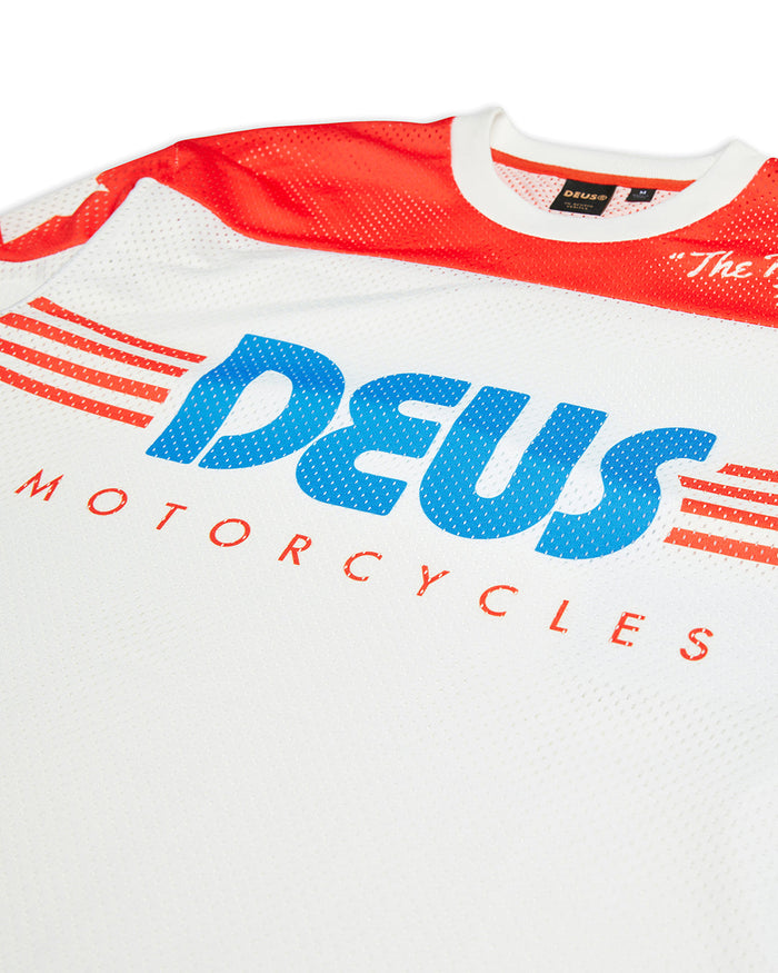 Fantasma Moto Jersey - White Combo, view 7|Flatlay