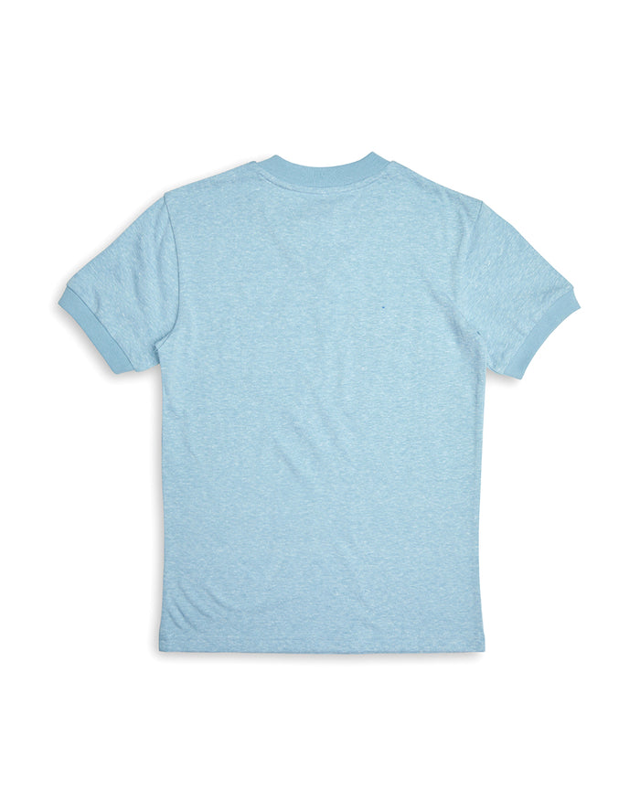 Faye Ringer Tee - Baby Blue, view 5|Flatlay