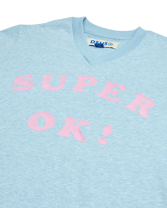 Faye Ringer Tee - Baby Blue, view 6|Flatlay
