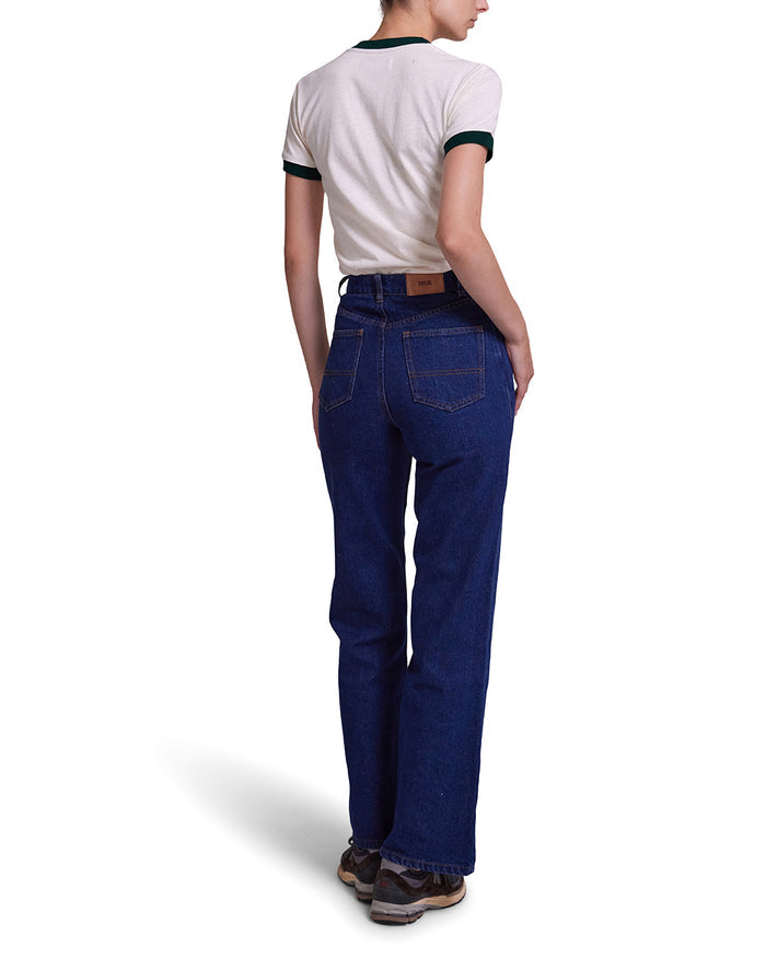 Faye Ringer Tee - White Sand, view 2|Model