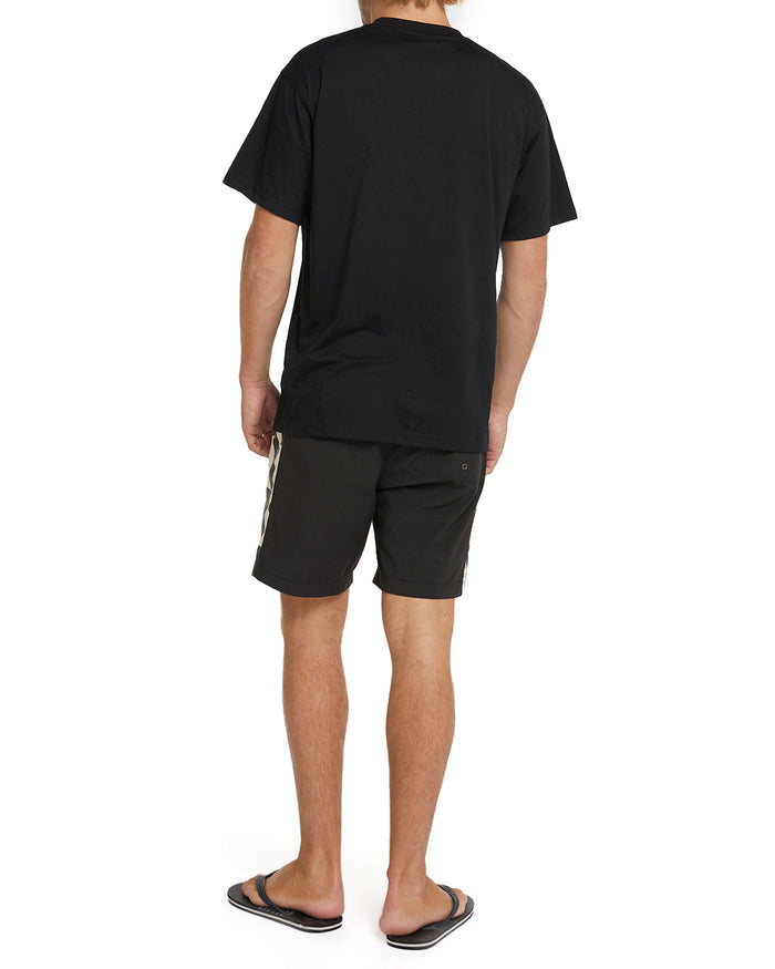 FCS x Deus Tee - Black, view 3|Model