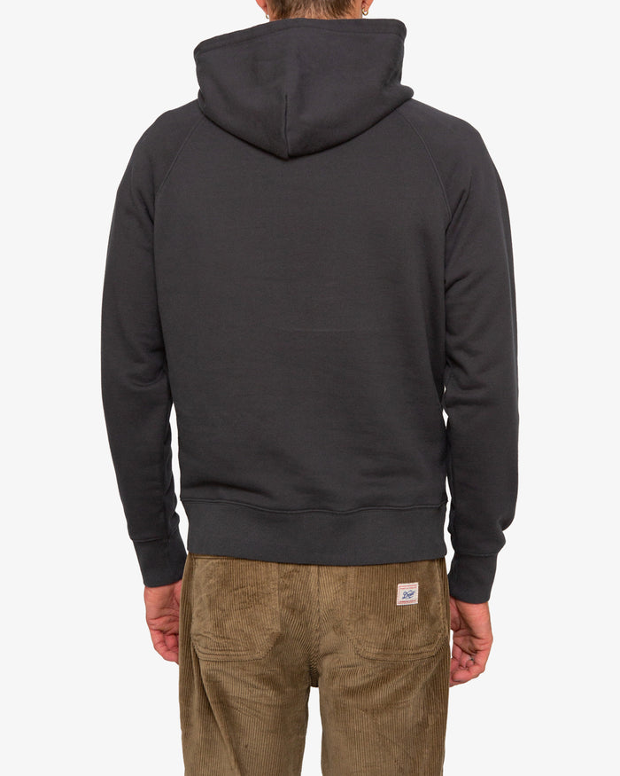 Felix Plain Hoodie - Phantom Black, view 3