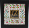 Festival of Bonds: Dhokra–Warli Mixed  Wall Art