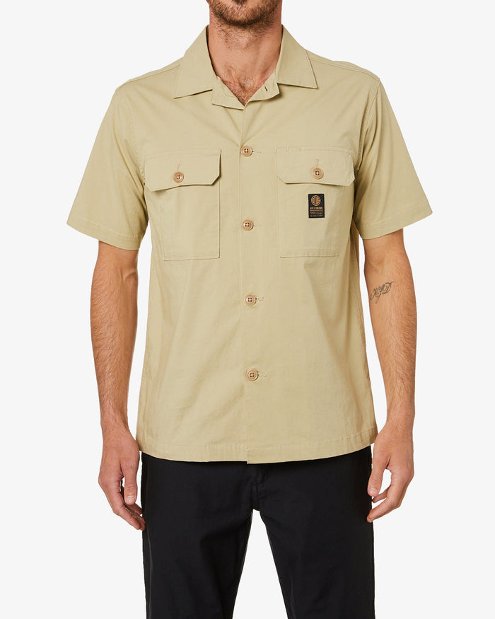 Field Shirt (Relaxed Fit) - Safari, view 1|Model