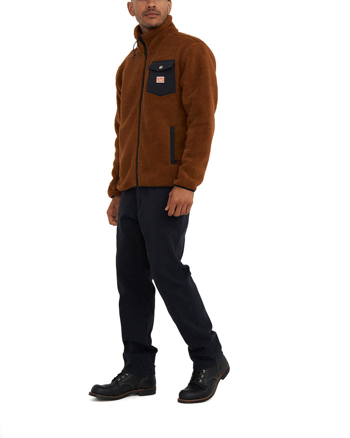 Fletcher Fleece - Tan, view 3|Model