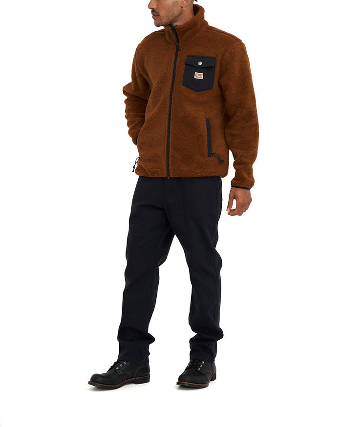 Fletcher Fleece - Tan, view 4|Model