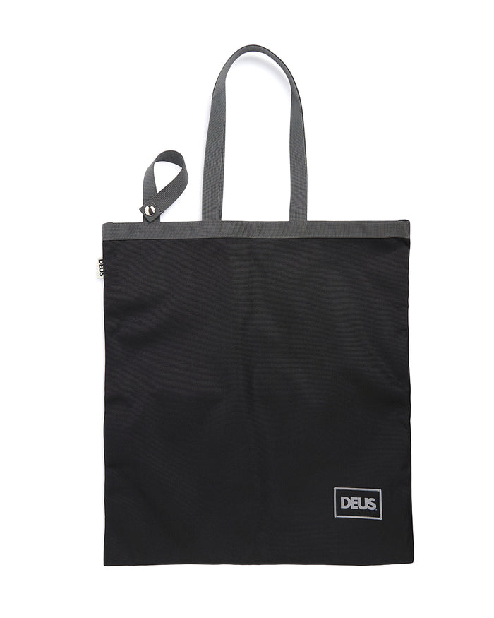 Fold-Away Tote - Black, view 1|Flatlay