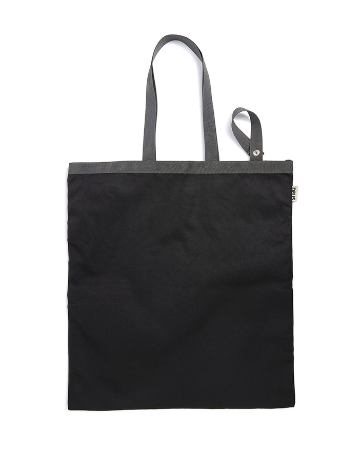 Fold-Away Tote - Black, view 2|Flatlay