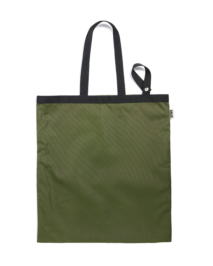 Fold-Away Tote - Olive, view 2|Flatlay