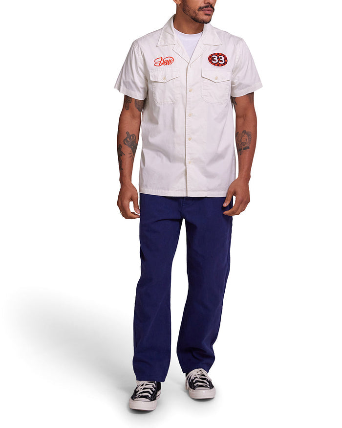 Foreman Shirt - Vintage White, view 2|Model