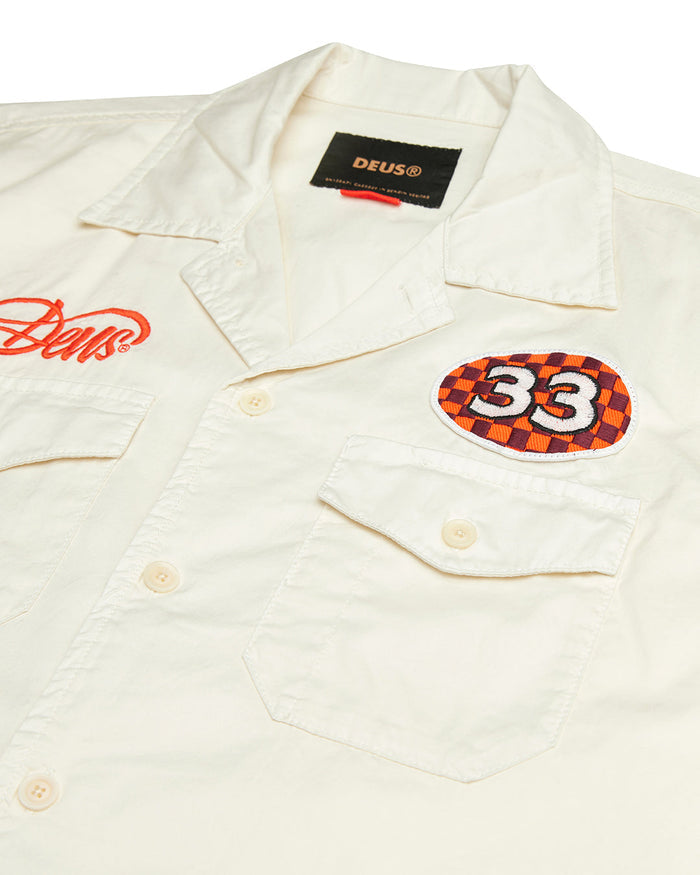 Foreman Shirt - Vintage White, view 7|Flatlay