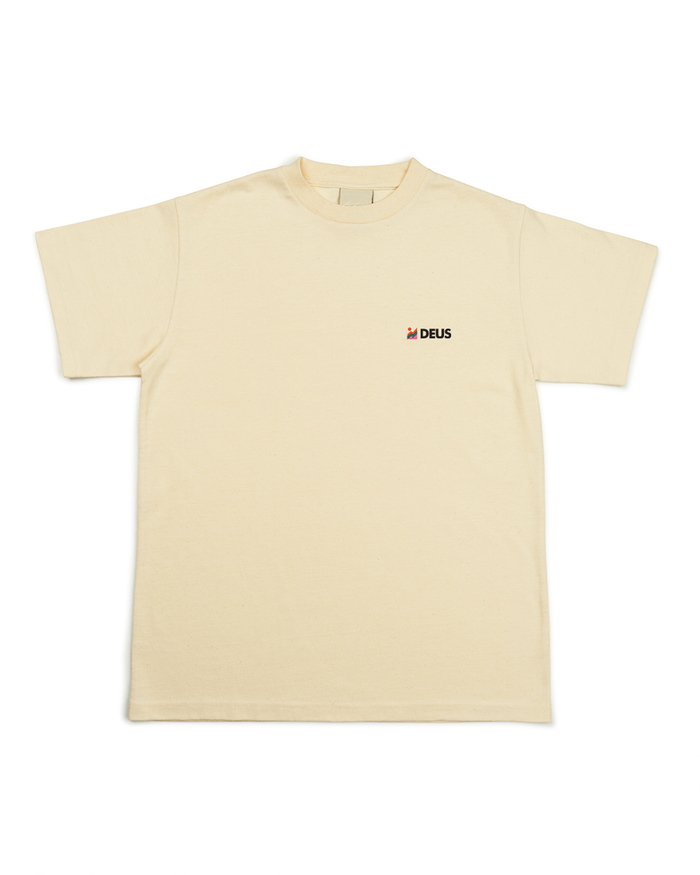 Foxtrot Tee - Bone White, view 1|Flatlay