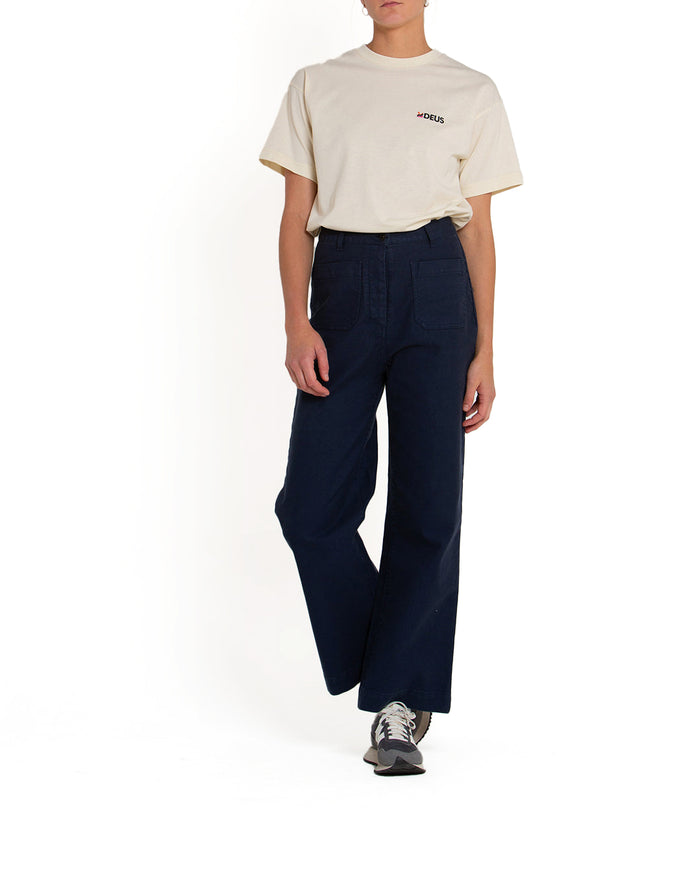 Foxtrot Tee - Bone White, view 2|Model