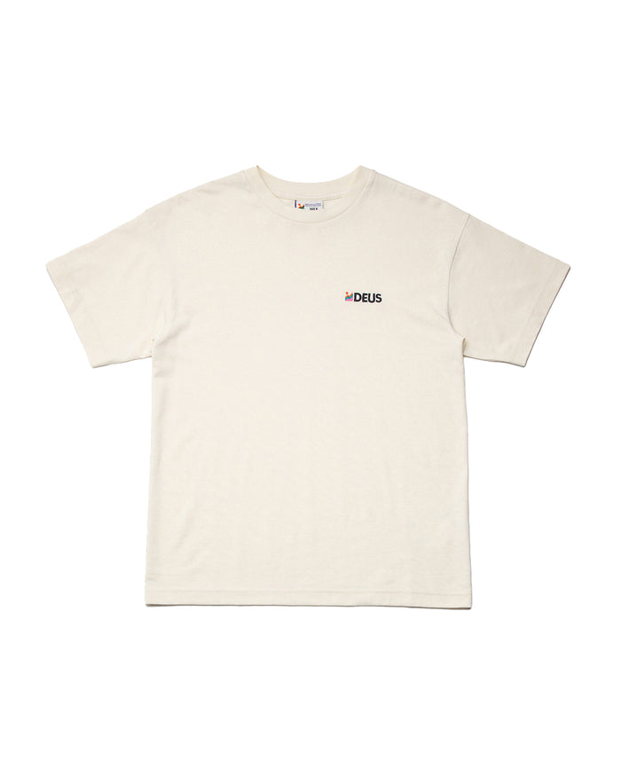 Foxtrot Tee - Bone White, view 5|Flatlay