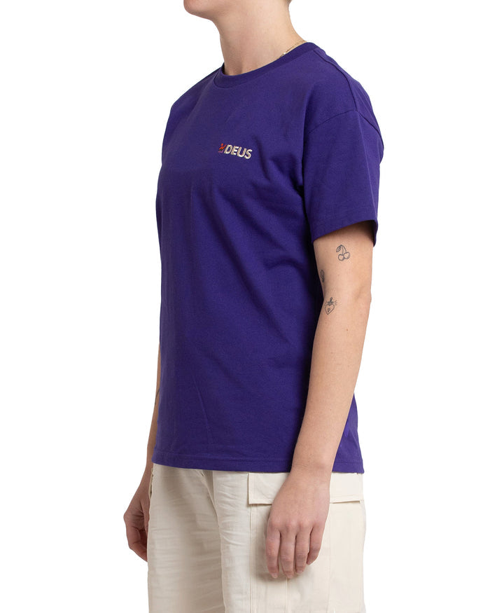 Foxtrot Tee - Deep Blue, view 3|Model
