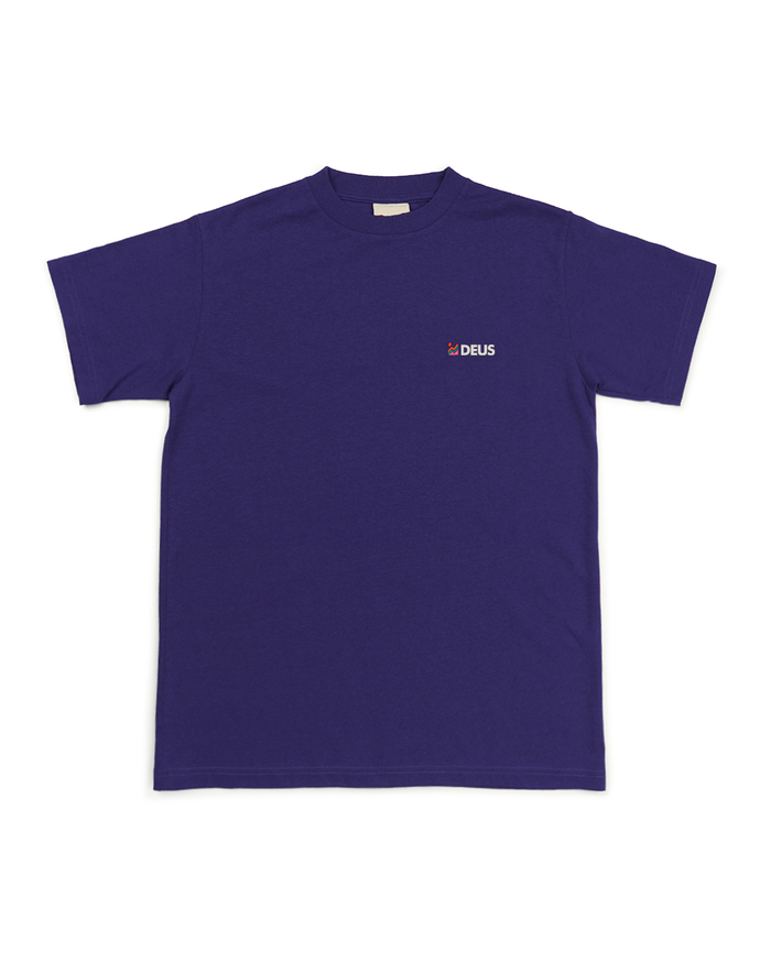 Foxtrot Tee - Deep Blue, view 4|Flatlay