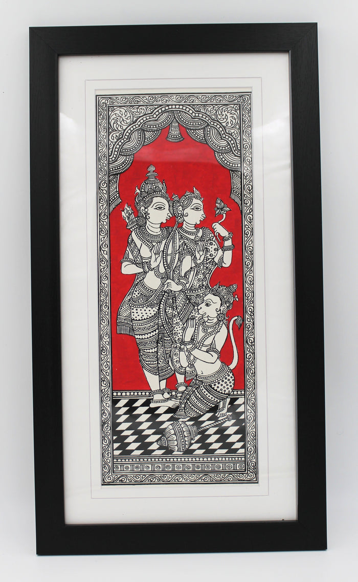 framed Pattachitra Paintings – Lord Rama and Goddess Sita | Handmade and Timeless