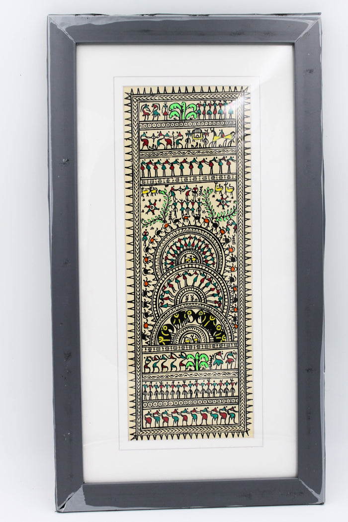 Framed Pattachitra Paintings – Tribal painting on tussar silk | Handmade and Timeless