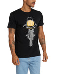 Frontal Matchless Tee - Black, view 1|Model