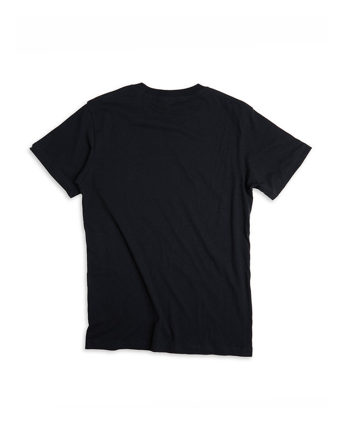 Frontal Matchless Tee - Black, view 6|Flatlay