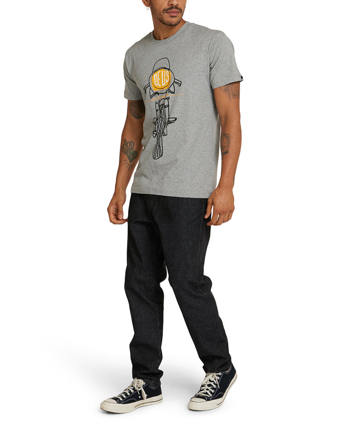 Frontal Matchless Tee - Grey Marle, view 3|Model