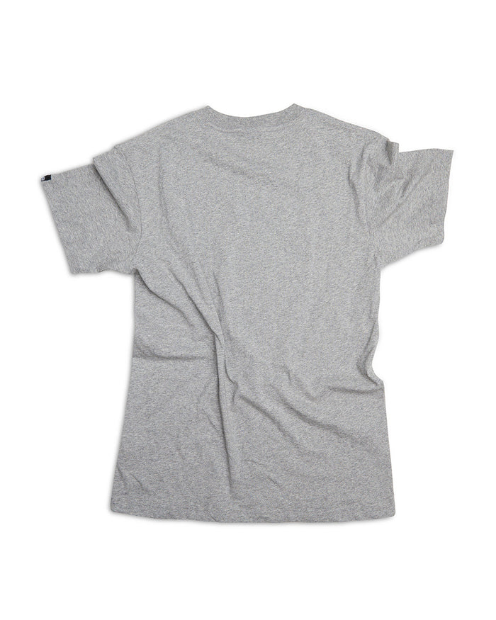Frontal Matchless Tee - Grey Marle, view 6|Flatlay