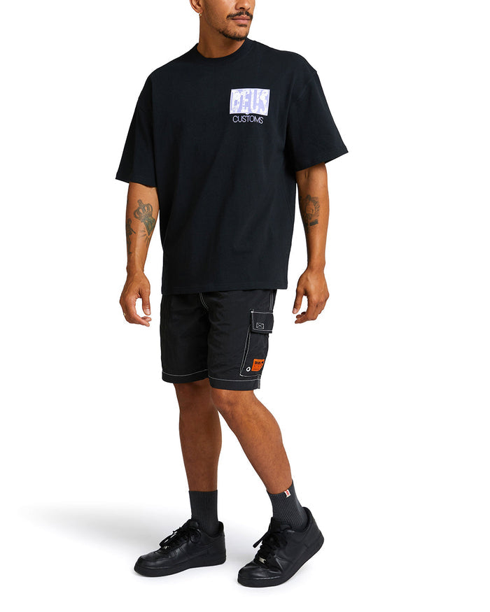 Full Circuit Tee - Black, view 3|Model
