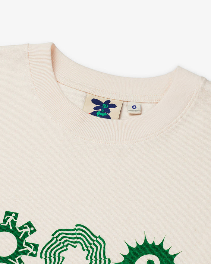 Garden Tee - White Sand, view 7