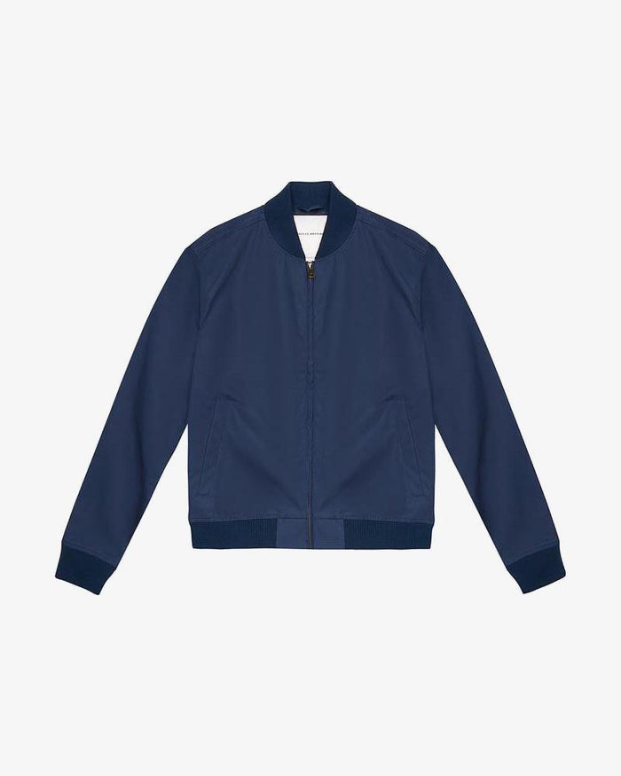 Garth Bomber Jacket - Washed Navy, view 1