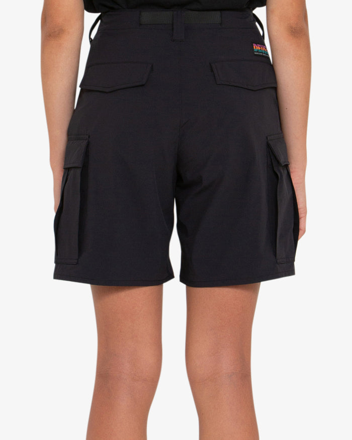 Ghosties Cargo Short - Black, view 2