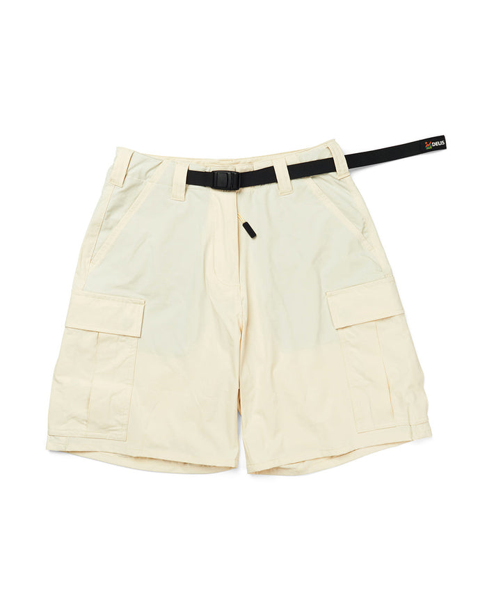 Ghosties Cargo Short - Bone White, view 4|Flatlay