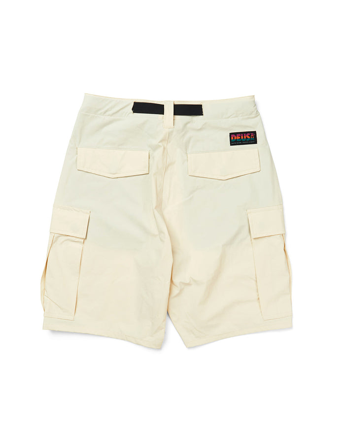 Ghosties Cargo Short - Bone White, view 8|Flatlay