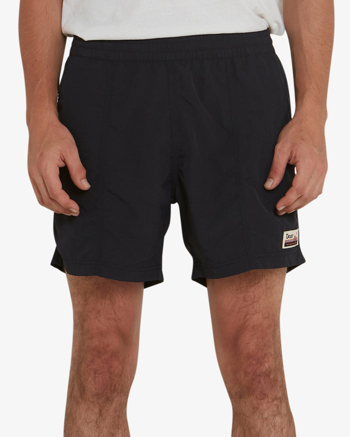 Glide Swim Short - Black, view 1|Model