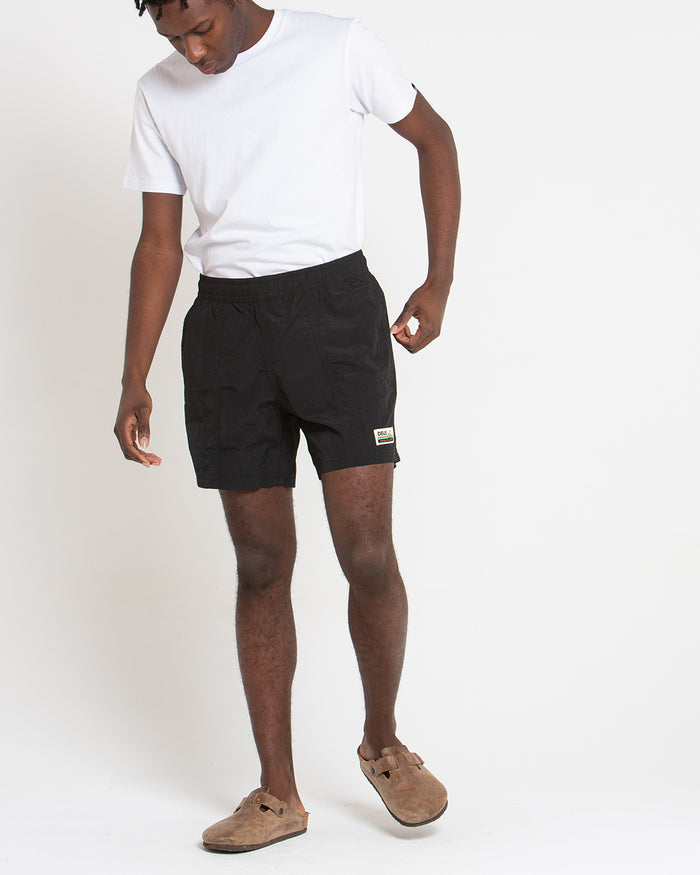 Glide Swim Short - Black, view 6|Model