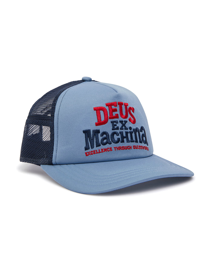 Guesswork Trucker - Aqua, view 1|Flatlay