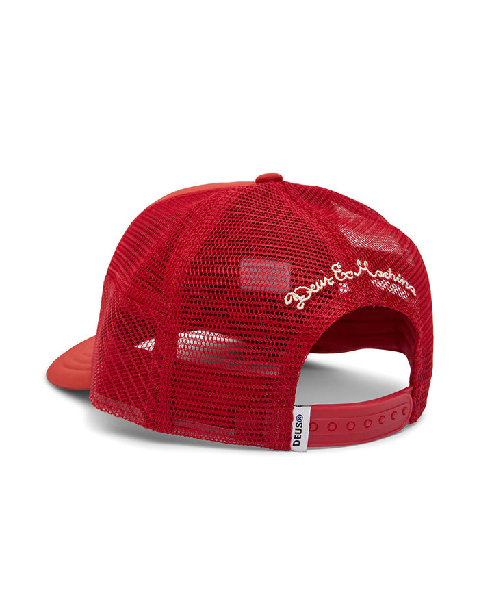 Guesswork Trucker - Red, view 2|Flatlay
