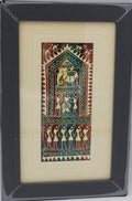 Handcrafted Tribal Art Framed Wall Décor | Authentic Folk Painting | Sustainable Home Accent