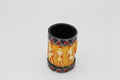 Handmade Recycled Paper Pen Stand with Tribal Art | Eco-Friendly Desk Organizer for Home & Office