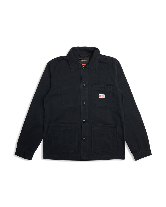 Hank Work Chore - Black, view 4|Flatlay