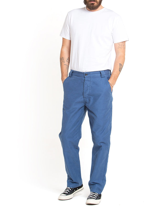 Hank Work Pant - Ensign Blue, view 3|Model
