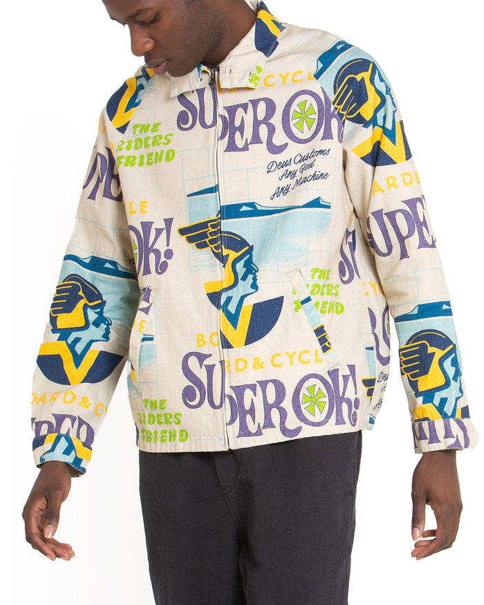 Hard Hat Jacket - Off White, view 1|Model