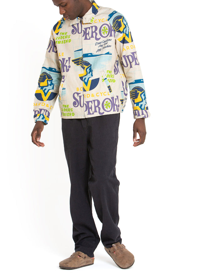 Hard Hat Jacket - Off White, view 3|Model