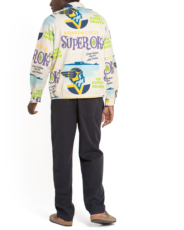 Hard Hat Jacket - Off White, view 4|Model