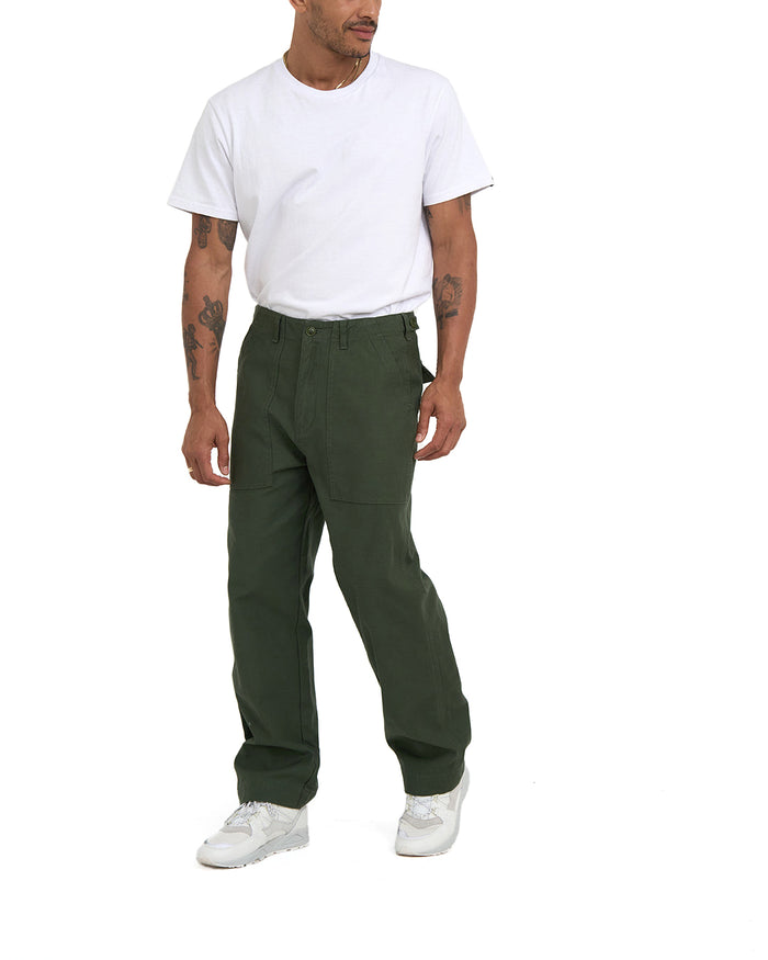 Harris Cordura Fatigue Pant - Olive, view 3|Model